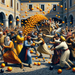 Battle Of The Oranges - Ivrea Paint By Diamond