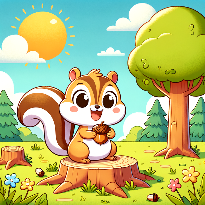 Charming Chipmunk DIY Paint By Diamonds