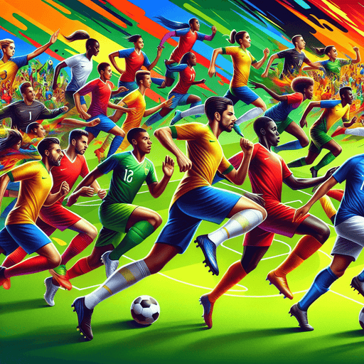 Dynamic Soccer Game Diamonded Painting Kits