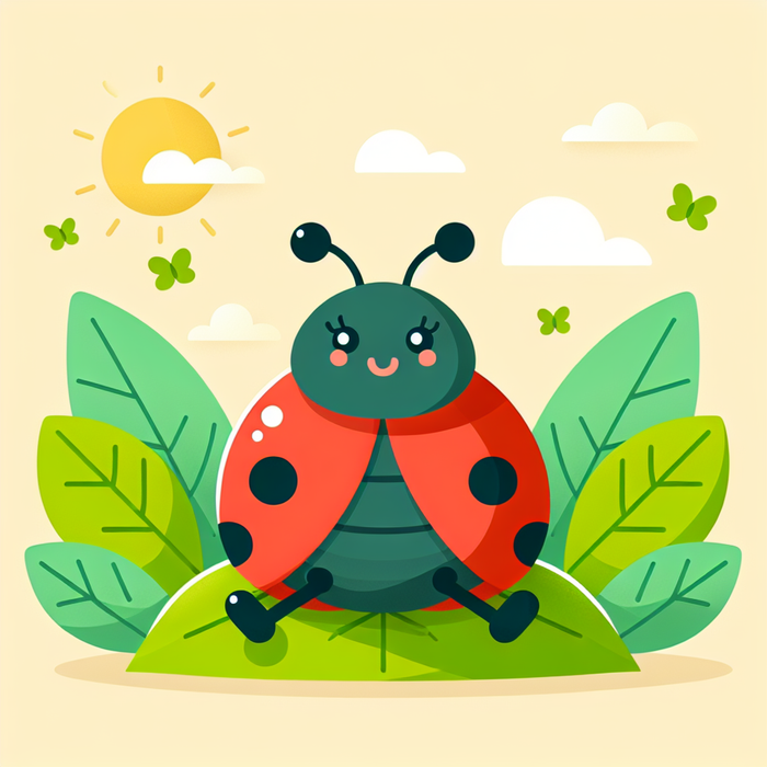 Happy Ladybird Paint By Color