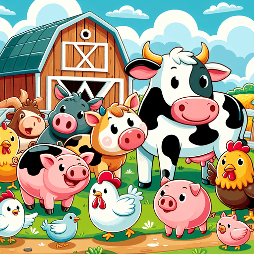 Sunny Farm Friends Painting By Diamonds Kit