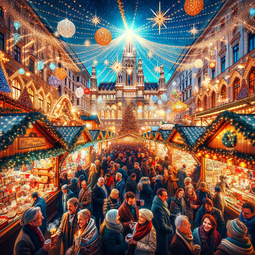 Vienna Christmas Markets - Austria Diamonded Painting Kits