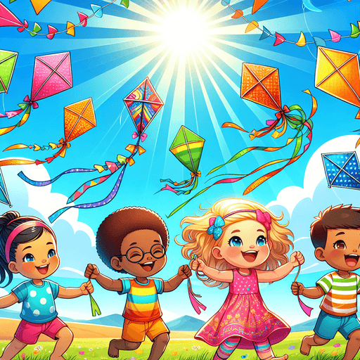 Sunny Skies And Happy Kites Paint By Diamonds Kits