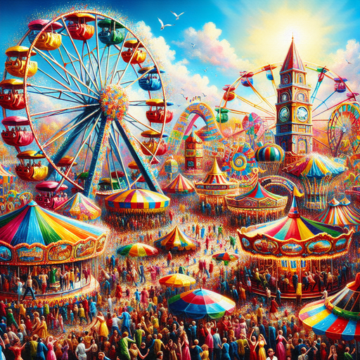 Joyful Summer Carnival Paint By Diamonds
