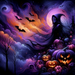 Halloween Enchantment Portrait Painting Diamond Kit