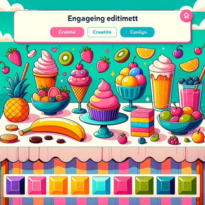 Fantastic Food Fiesta Paint By Color