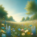 Peaceful Meadow Serenity Paint By Diamonds Kits