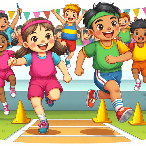 Lively Sports Day Painting By Diamonds Kit