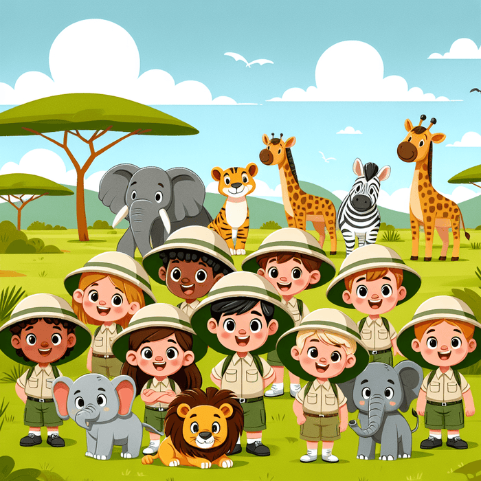 Petite Safari Rangers Paint By Diamond