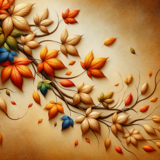 Autumn Leaves Serenity Paint By Diamonds