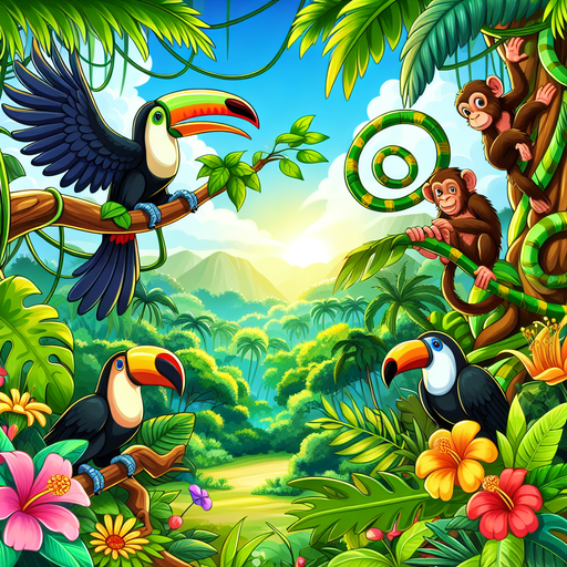 Magical Jungle Escape Paint By Diamonds Kits