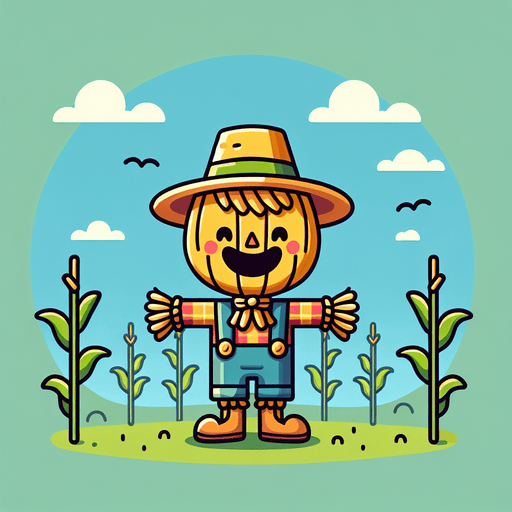Friendly Scarecrow Paint By Diamonds Kits