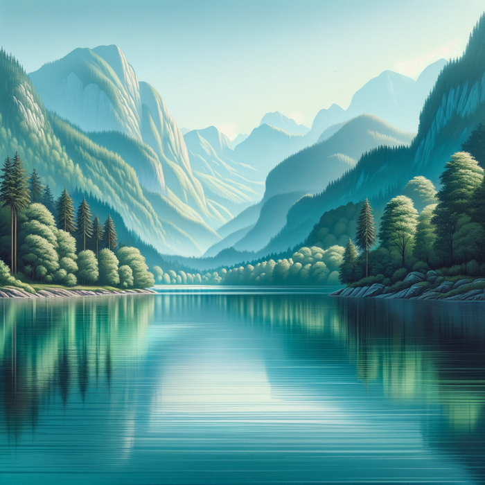 Serene Lake Diamond Painting