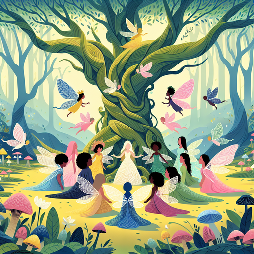 Woodland Fairy Gathering Paint By Diamonds