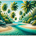 Exotic Tropical Paradise Diamond Painting