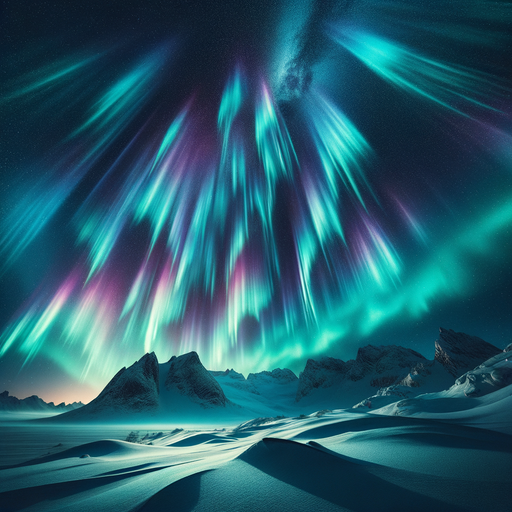 Mystical Aurora Borealis Paint By Color