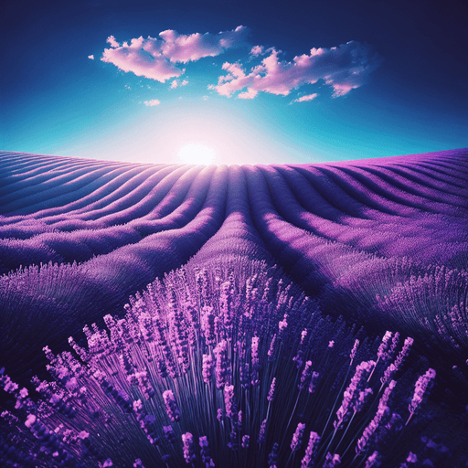 Wandering Through Lavender Fields Diamond Painting