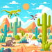 Cactus Critter Caravan Paint By Diamonds