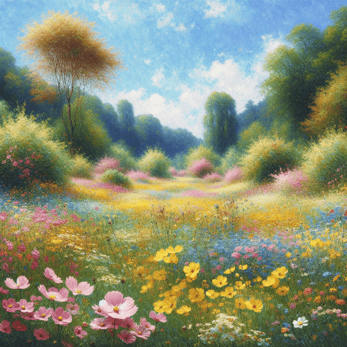 Spring Meadow Charm Painting By Diamonds Kit