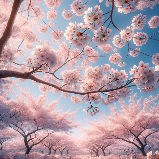 Under The Cherry Blossom Paint By Diamonds