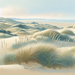 Tranquil Coastal Dunes Painting Diamond Kit