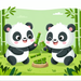 Panda Party Painting Diamond Kit