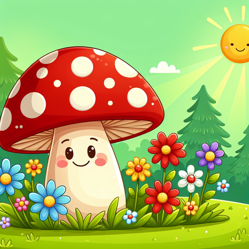 Happy Toadstool Diamonded Painting Kits