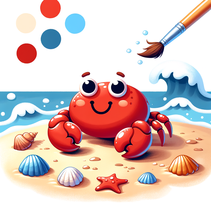 Bubbling Crab Paint By Color