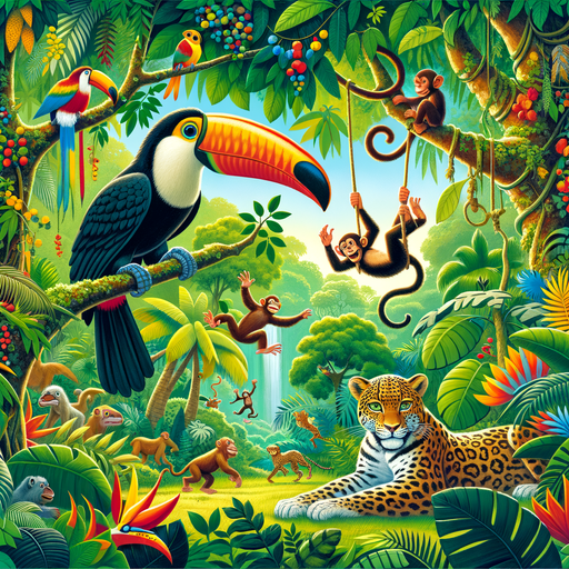 Fantasy Jungle Exploration Diamond Painting