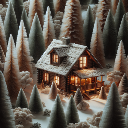 The Cozy Cabin Painting Diamond Kit