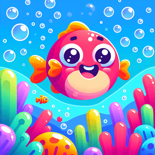 Bubbly Fish Paint By Color