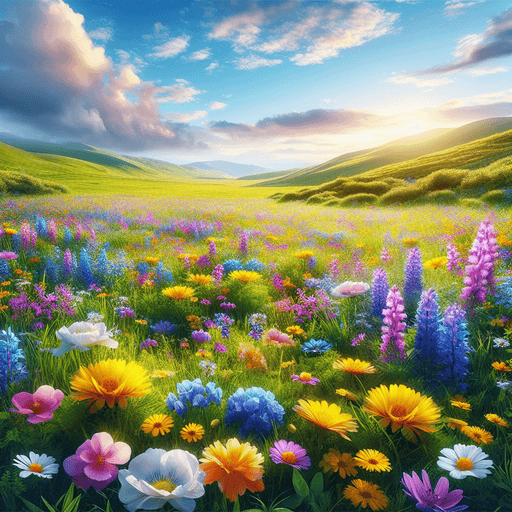 Peaceful Meadow Painting Diamond Kit