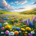 Peaceful Meadow Painting Diamond Kit