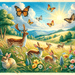 Meadow Frolic Paint By Diamonds Kits