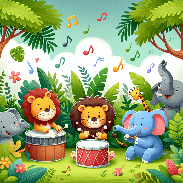 Safari Animal Band Paint By Diamond