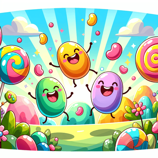 Jolly Jumping Jellybeans Paint By Diamonds Kits