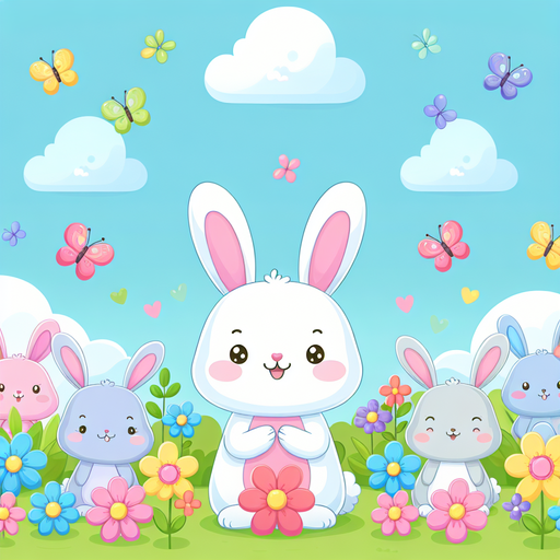 Wonderland Bunnies Paint By Diamonds Kits