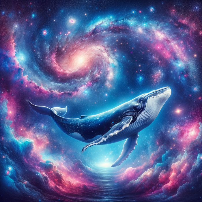 Galactic Space Whale 5D DIY Paint By Diamond Kit