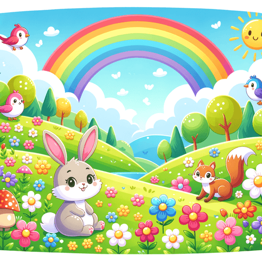 Rainbow Adventure In Nature Painting Diamond Kit