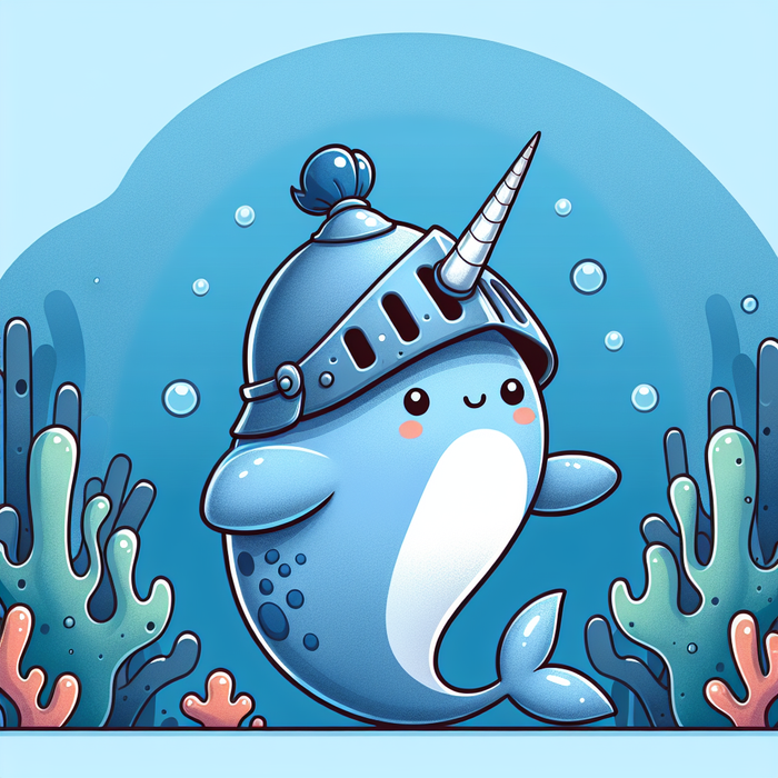 Knightly Narwhal Diamonded Painting Kits