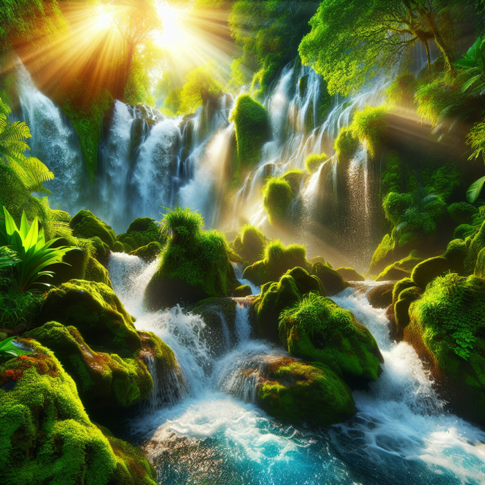 Tropical Waterfall Retreat Paint By Diamonds