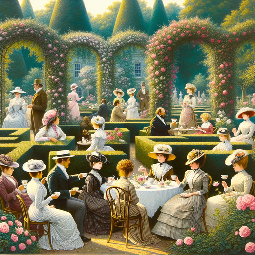 Victorian Tea Garden Paint By Diamonds