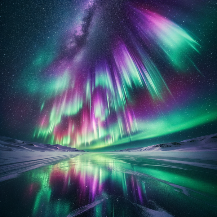 Northern Lights Journey Paint By Color