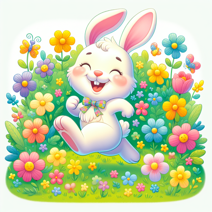 Joyful Rabbit Diamond Painting