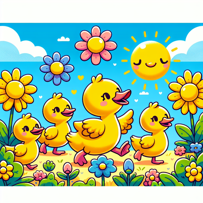 Silly Ducklings DIY Paint By Diamonds