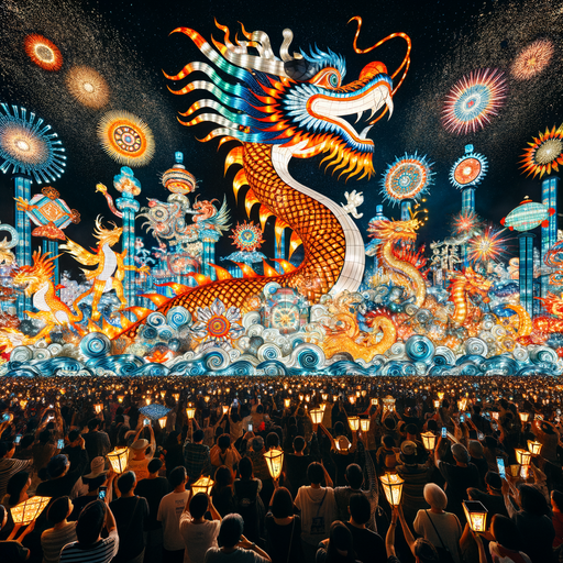 Taiwan Lantern Festival - Taichung Paint By Diamonds Art