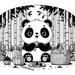 Playful Panda Picnic Paint By Diamonds Kits