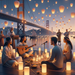 Floating Lantern Festival - San Francisco Paint By Color