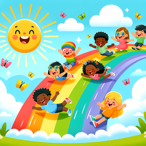 Joyful Rainbow Friends Paint By Diamonds
