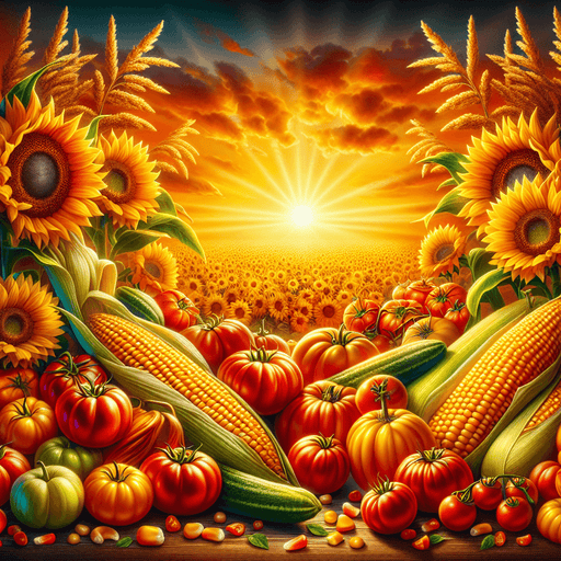 Cheerful Summer Harvest Diamonded Painting Kits